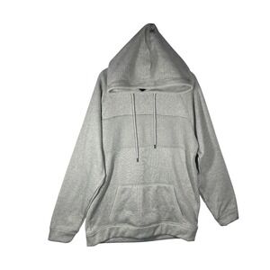 CALIVILLE Heather Gray Fleece Lined Hoodie Pullover Sweatshirt XXL‎